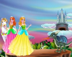 play Royal Sisters Dragon Escape