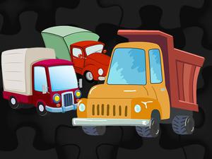 play Cartoon Truck Jigsaw