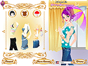 play Umbrella Girl Dress Up