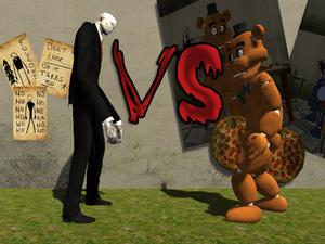 play Slenderman Vs Freddy The Fazbear