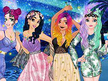 play Princesses Night At The Seaside