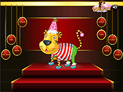 play Christmas Tiger Dressup Game