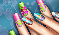 play Floral Real Life Manicure
