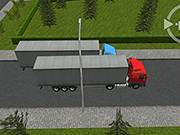 Semi Driver 3D Trailer Parking