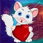 play Lovely Heart Cat Escape