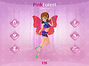 play Pink Forest Dress Up
