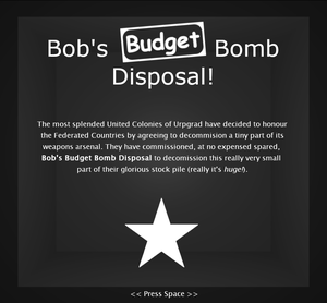 play Ld42: Bob'S Budget Bomb Disposal