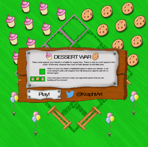 play Dessert War
