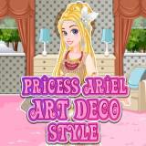 Princess Ariel Art Deco Style