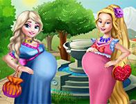 Happy Princesses Pregnant Bffs