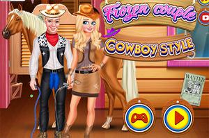 play Frozen Couple Cowboy Style