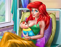 play Princess Mermaid Mommy Birth
