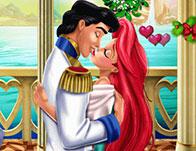 Mermaid Princess Mistletoe Kiss