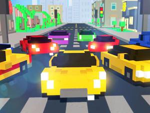 play Blocky Car Racing