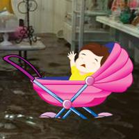 Save The Baby From Flood