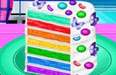 play Rainbow Cake Cooking