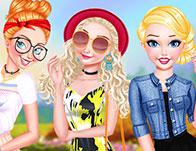 play Princesses And Pets Matching Outfits