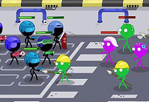 play Stickmen Vs Zombies