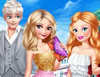 play Elsa And Barbie Date Fashion