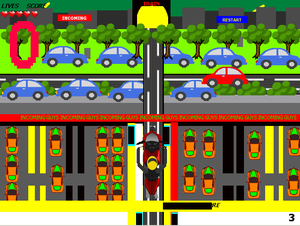 play Motocross The Road & Get To The Train Station !!!