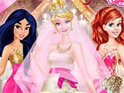 play Cinderella Pink And Gold Wedding