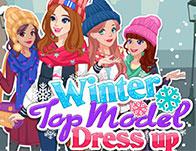 play Winter Top Model Dress Up