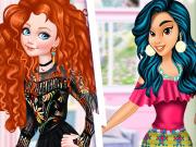 play Princesses Redheads Vs. Brunettes