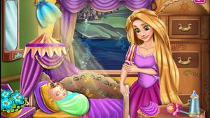 play Rapunzel Baby Caring
