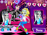 play Monster Slumber Party Funny Faces