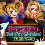 play Harley Quinn First Day Of School Makeover