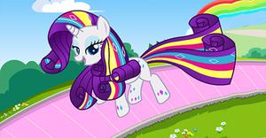 play Rarity Rainbow Power Style