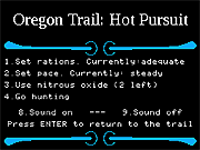 play Oregon Trail: Hot Pursuit