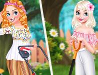 play Princesses Gardening In Style