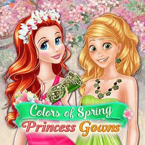 Colors Of Spring Princess Gowns