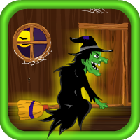 G4E Halloween Witch Door Escape