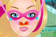 Barbie Superhero Nose Care game