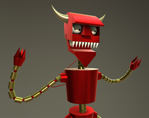Futurama Devil Bot