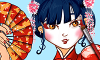 play Geisha Makeup Dress Up