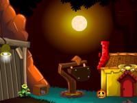 play Find Spooky Treasure Broomstick