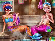 play Mermaids Bffs Realife Sauna
