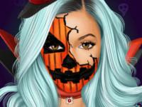 play Halloween Face Art