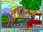 play Wood House Couple