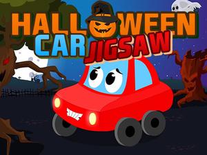 play Halloween Car Jigsaw