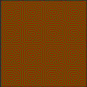 play Turing Reaction Diffusion Patterns