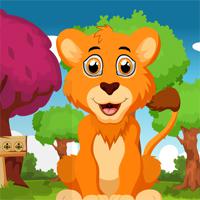 play Games4King-Starve-Lion-Rescue
