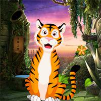 play Games4King-Tiger-Rescue-From-Cave