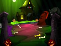 play Spooky Treasure Pumpkin House