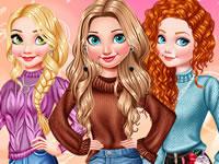 play Princesses Autumn Knits And Nails