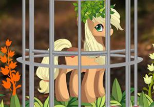 play Escape Pony From Bush Forest