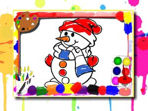 play Winter Coloring Book